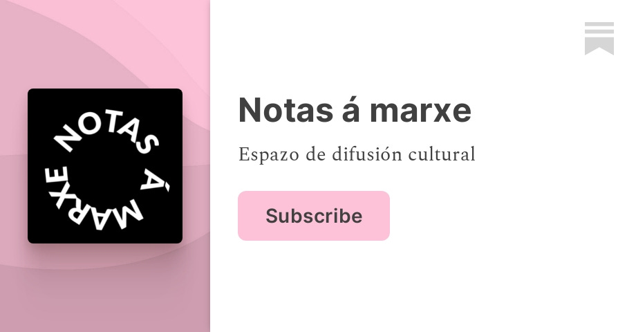 Logotipo de Notas á marxe, o proxecto creativo de Belén Teiga e Carmen Novo