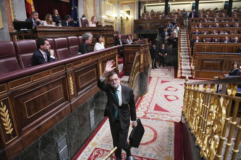 Mariano Rajoy fotografiado por Dani Gago en su último día en el Congreso de los Diputados